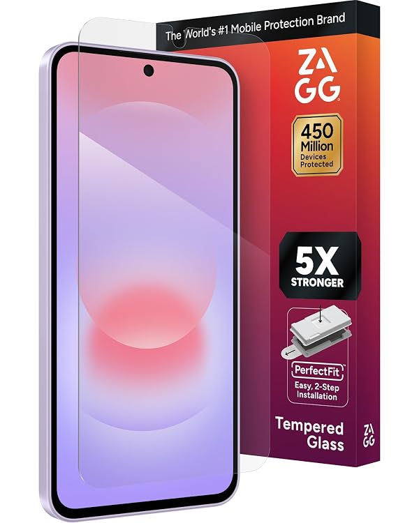 ZAGG Glass Elite Samsung Galaxy A37 5G Screen Protector by ZAGG - Used condition - US$32.43