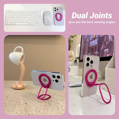 Miniatura 2 de Mindsky Soporte magnético de anillo para iPhone 14, 13, 12, accesorios Magsafe