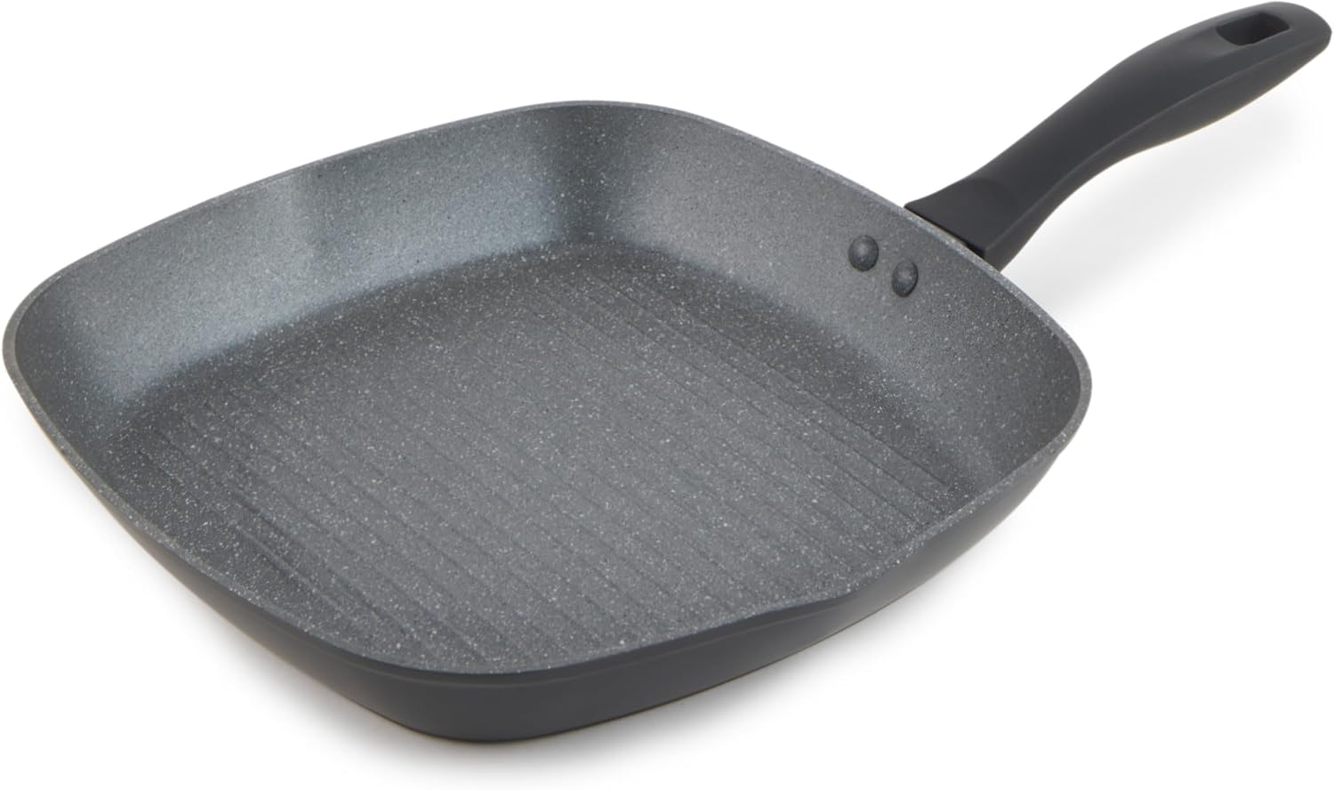 Russell Hobbs RH02813EU7 Metallic Marble Grill Pan - Non-Stick Griddle Pan, 28cm Universal Frying Pan, Grilling, Searing Pan, Induction Hob Suitable, Cook Using Little to No Oil for Healthy Meals