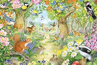 Comprar Schmidt Spiele Animales en el Bosque, Puzzle Infantil de 100 Piezas, Multicolor, Piece (56370)