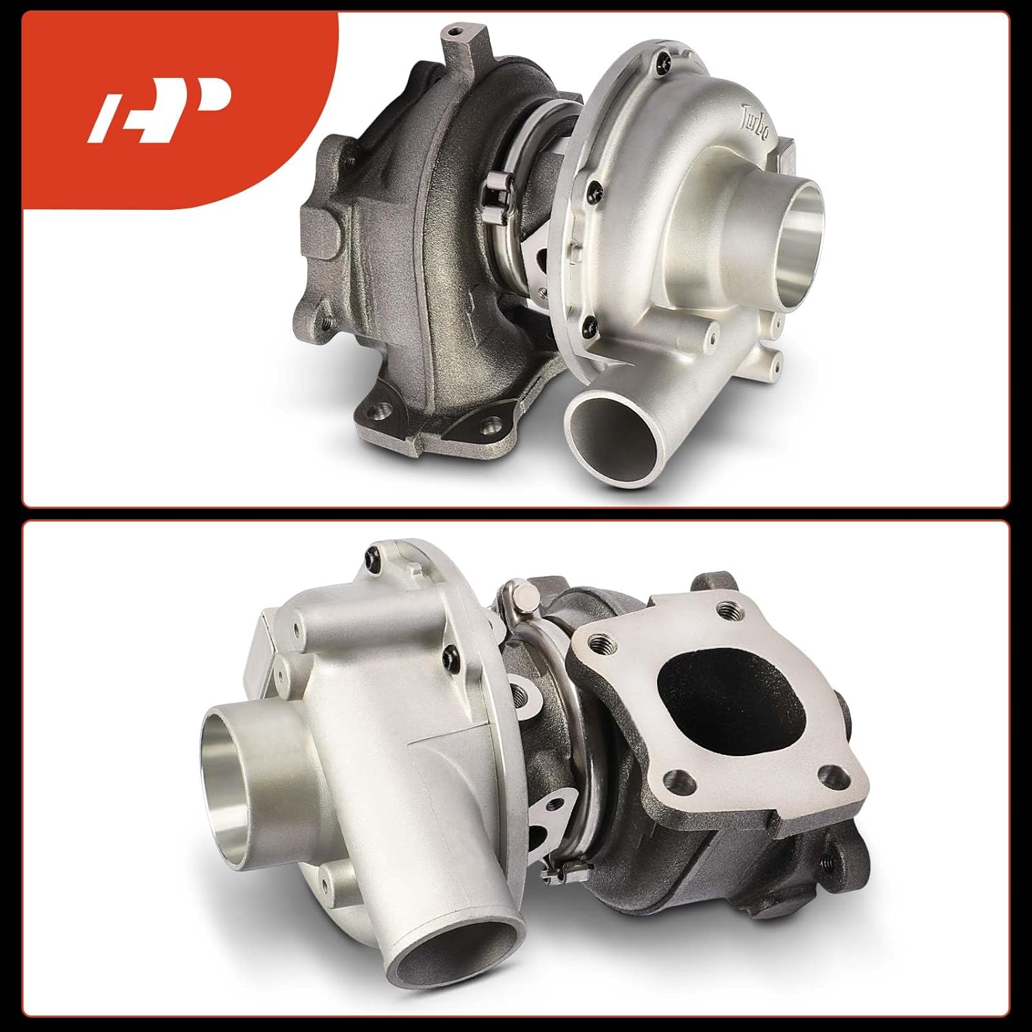 A-Premium RHF55 Complete Turbocharger Turbo Kit Compatible with Isuzu Truck Sumitomo SH240 SH210 JBC JS20 JS240 Excavator 4HK1 Diesel Engine Turbocharger, 5.2L