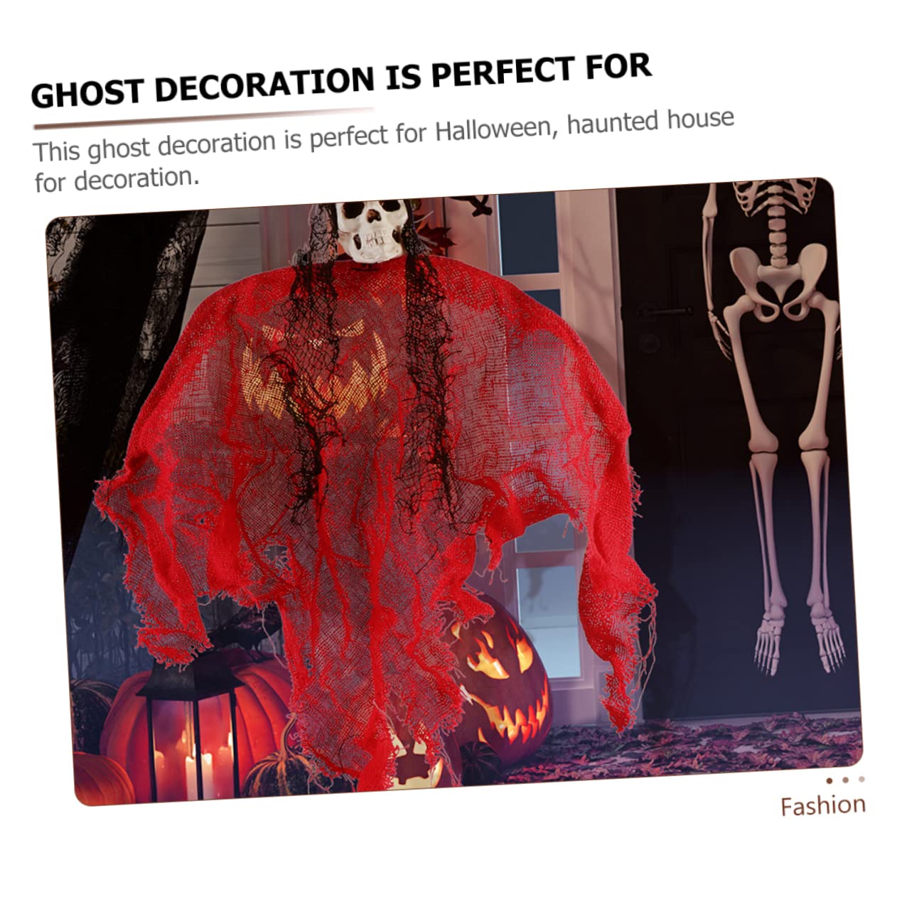 Ciieeo 4 Set Di Decorazioni Riutilizzabili Di Halloween Ornamenti Fantasma Realistici Fantasmi Appesi Per Feste 3 Pezzi * 4