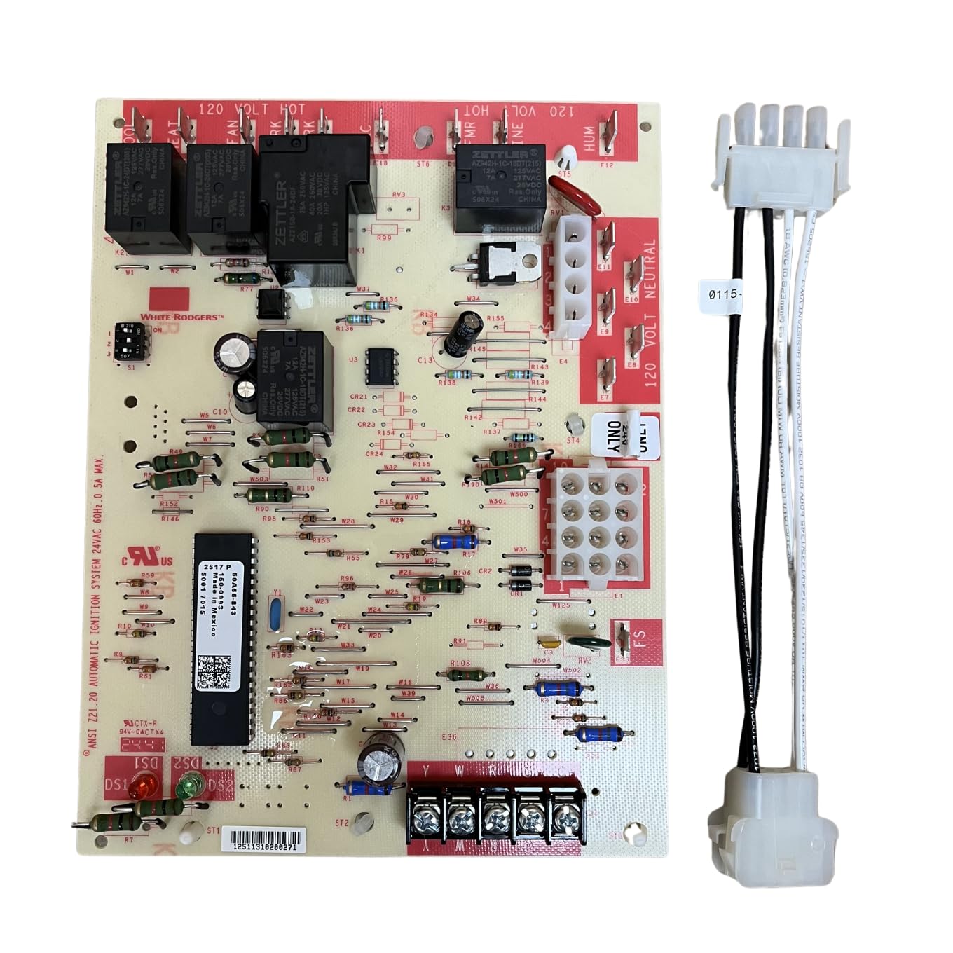 Replacement Furnace Control Board 63K8901 / 50A62-120 – Compatible With Lennox, Trane, American Standard
