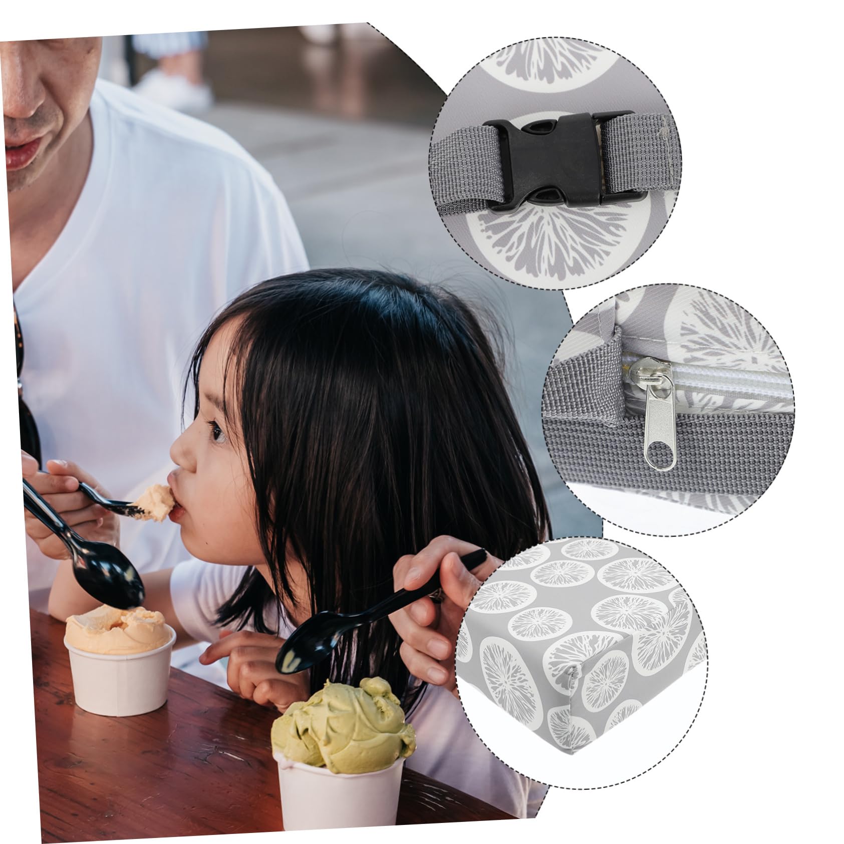 Silla Elevador 1 Cojín De Refuerzo Para Niños Cojín Para Cojín De Refuerzo Para Trona Almohadilla Para Asiento De Niño Portátil Almohada De Refuerzo De Dibujos Animados Bebé