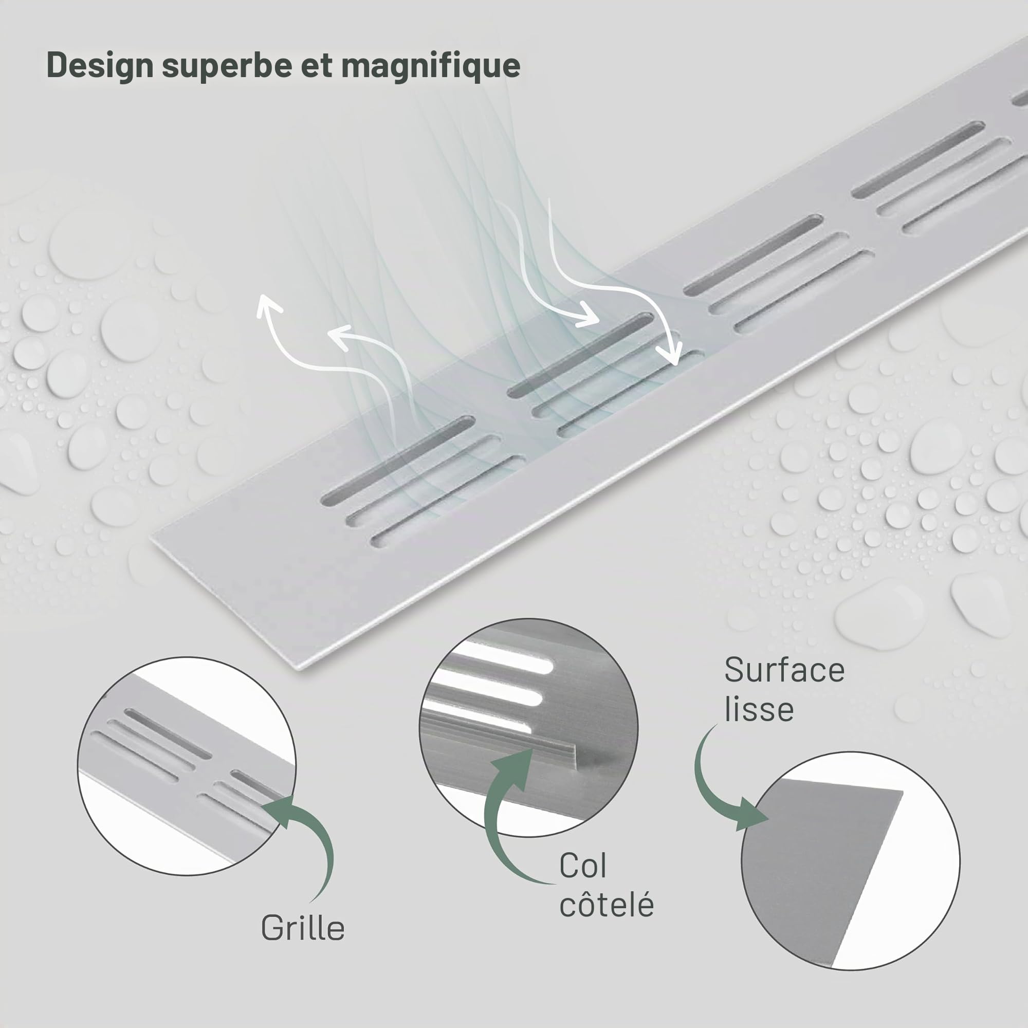 Vent Systems 400 x 300 mm - Lot de 2 grilles d'aération en aluminium argenté avec grille d'insectes - Chauffage, refroidissement et ventilation - Couvercle d'aération intérieur et extérieur
