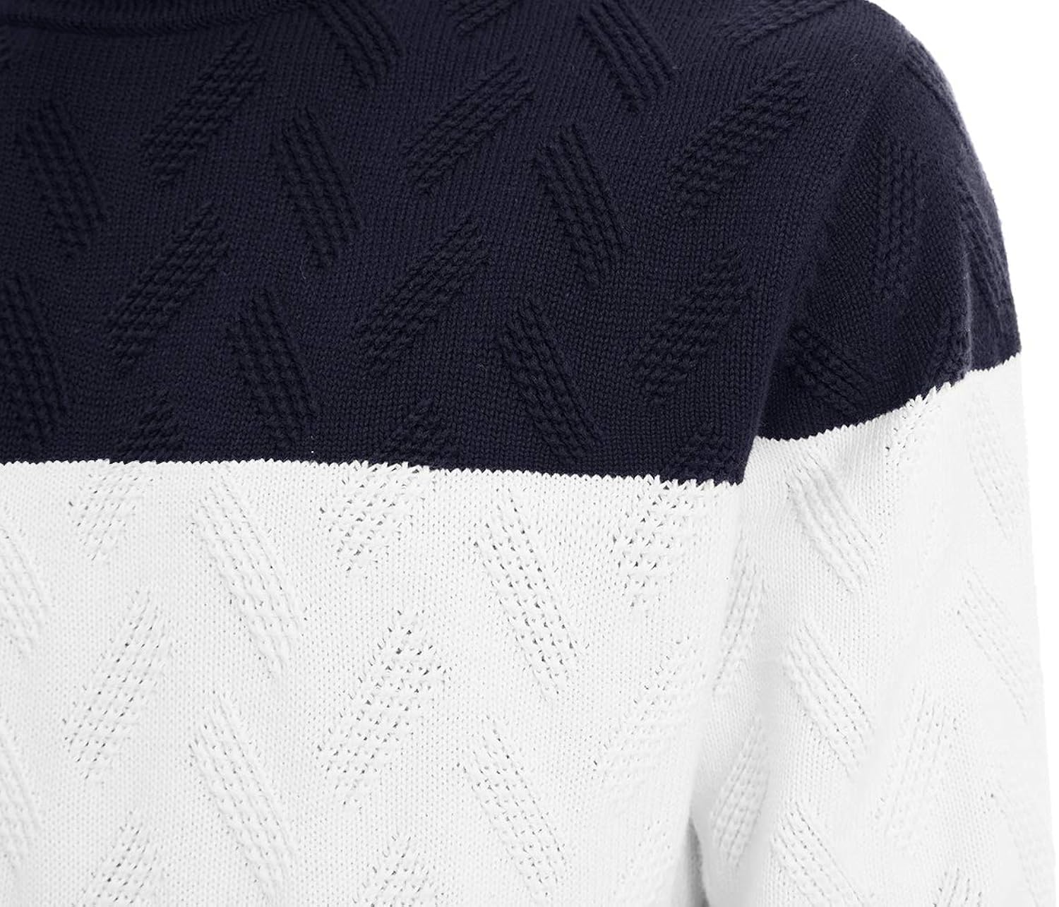 White cotton pullover sweater Clearance