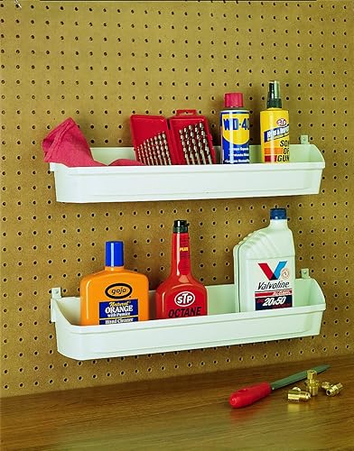 Miniatura 4 de Bandejas de almacenamiento de puerta de polímero de 7 78 pulgadas de ancho almendra