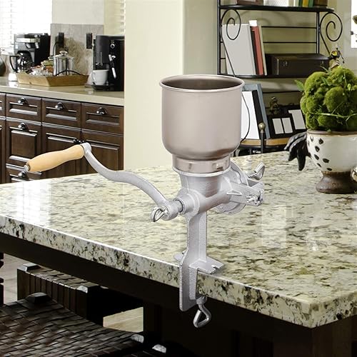 Miniatura 8 de Molinillo manual para el hogar, uso doméstico, operación de arranque manual, molinillo de café, molinillo de granos, molinillo manual de hierro