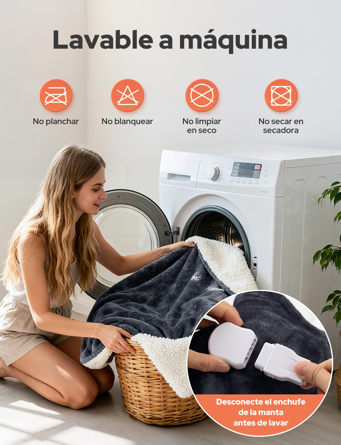 Manta Eléctrica 200x180cm Manta Calefactable 10 Temperaturas 9 Horas Configuraciones de Temporizador Calentamiento Rápido Lavable a Máquina Apagado Automático para Hogar Oficina Gris Oscuro