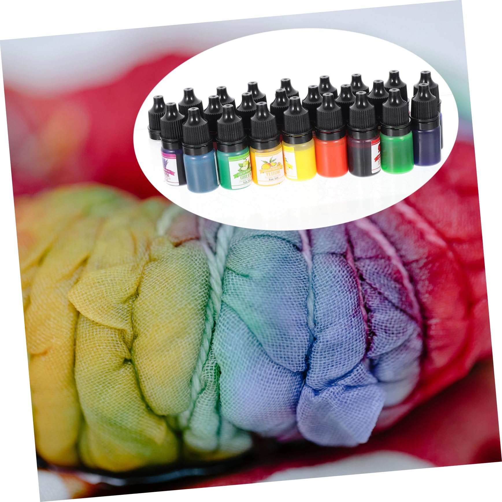 Pigmento de Resina Epoxi Uv, Colorante Concentrado para Manualidades Diy, Plástico, Mezcla de Pigmentos, 24 Colores para Joyería