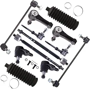 SCITOO Front Suspension Kit with Tie Rods Sway Bar Links & Ball Joints