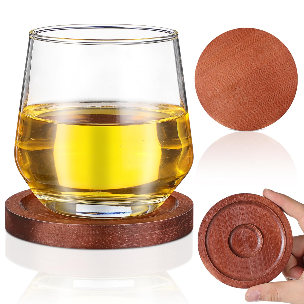 Dessous de verre à whisky rotatifs pour animer vos soirées entre amis