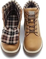 Vista 7 de ANJOUFEMME Botas de senderismo para mujer, impermeables, botas de tobillo para mujer, ligeras, para nieve, invierno, para senderismo y caminar