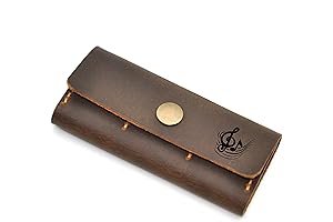 Personalized Leather Guitar Pick Case - Perfect Gift for Guitarists