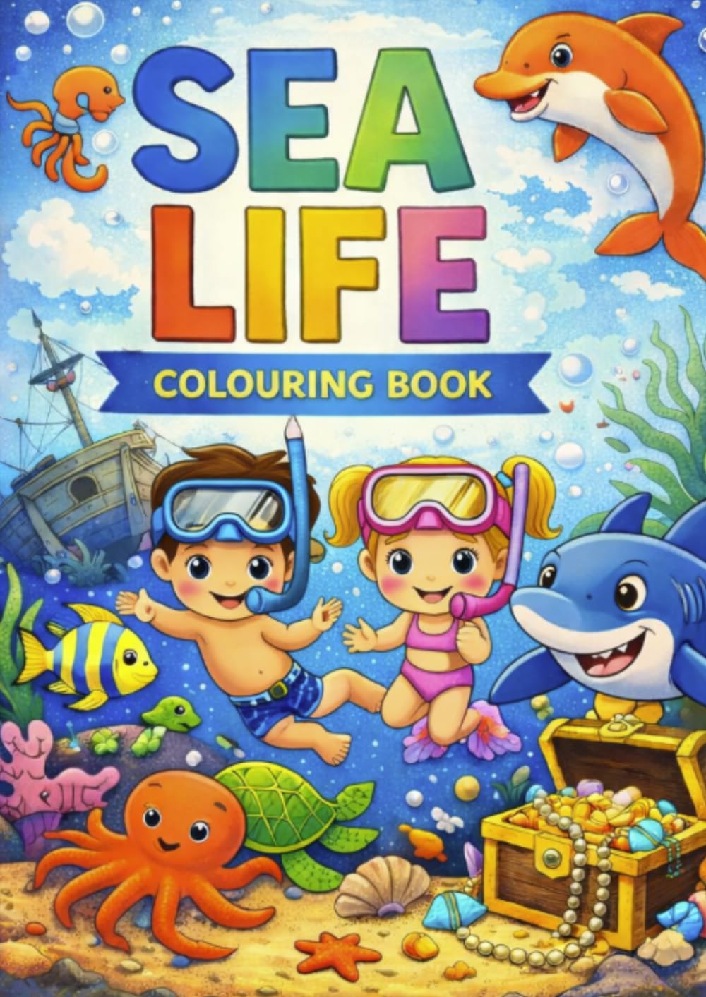 Sea Life Colouring Book