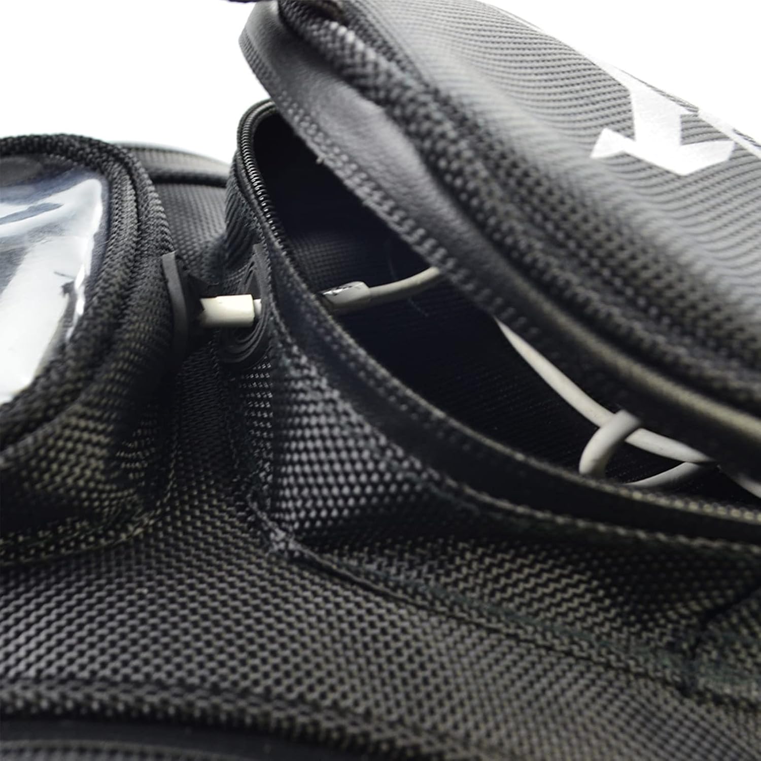 Motorcycle Magnetic Tank Bag Waterproof Motorbike Rear Seat Bag Backpack with Transparent Mobile Phone Compartment,Blue