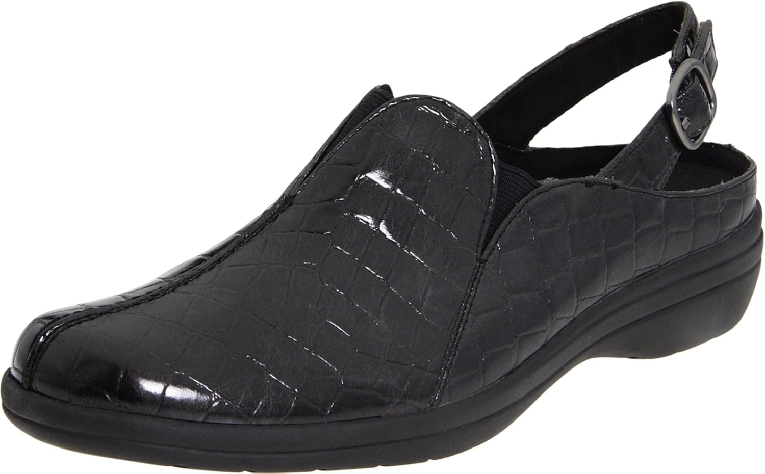 Amazon com Easy Street Women s Technique Mule Black Patent 6 2A US