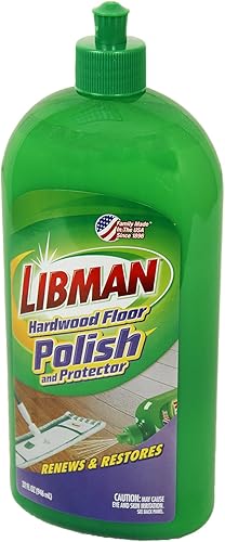 Libman 2067 - Pulidor y protector para pisos de madera dura con botella exprimible de 32 onzas