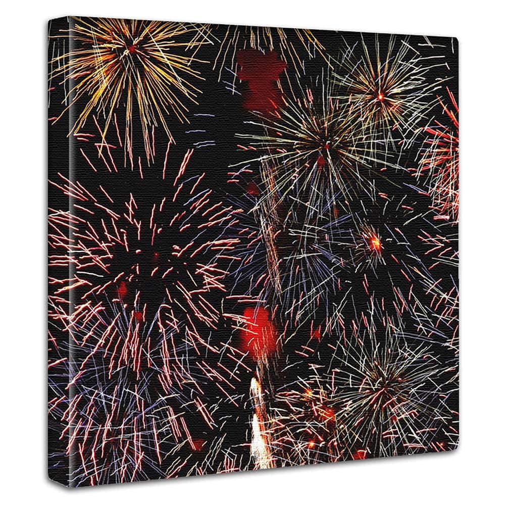 Amazon｜花火 光 アートパネル 30cm × 30cm 日本製 ポスター おしゃれ