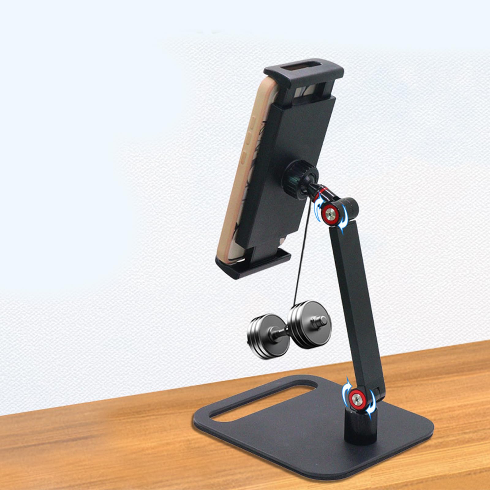MultiAngle Tablet Stand Monitor Holder Compatibile Per Telefono Tablet/Monitor Ispessito Base Stabile Per Lavoratore D'ufficio Supporto Monitor Portatile
