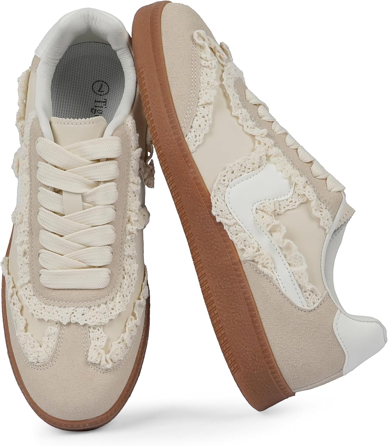 Sneakers for Women Business Casual Tennis Shoes Comfortable Lace up Slip on Women's Fashion Sneakers