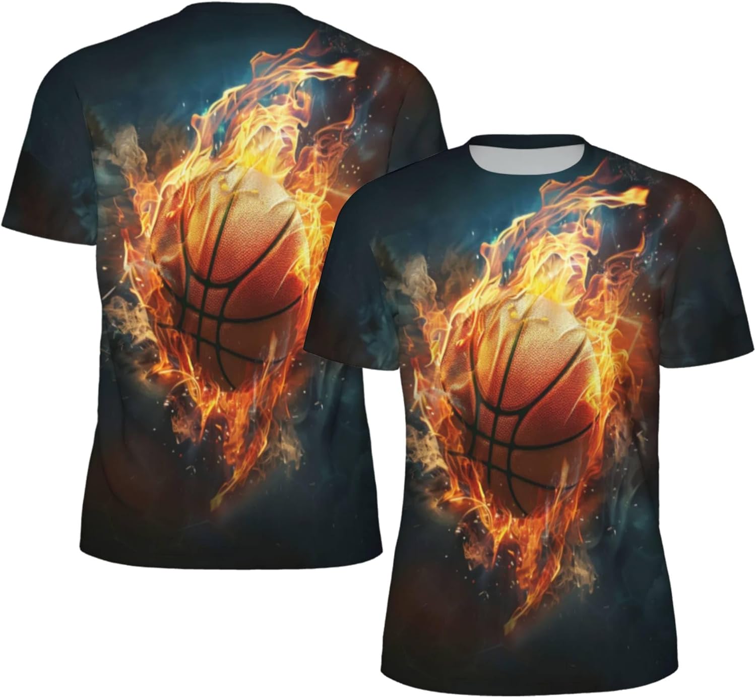 3D Pattern Print T-Shirt with Breathable Cool Lightweight Flexible Easy to Match Diverse and Stylish Casual Wear - Image 4