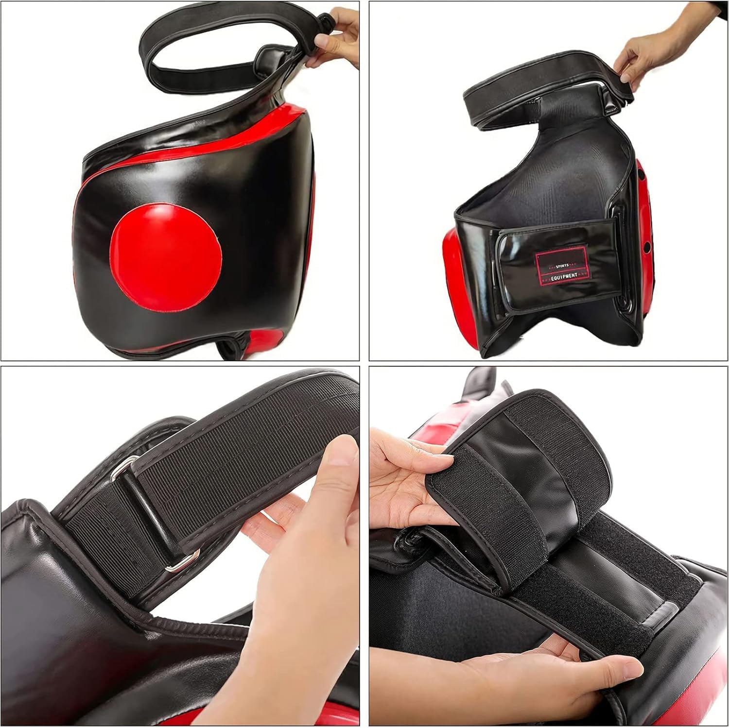Protezioni Sportive per Cosce, Protezioni per Cosce Sportive MMA, Gambe per Calci con Cuscinetti per Cosce, Attrezzature per L'allenamento con Colpi Pesanti per MMA, UFC, Taekwondo, Muay TH
