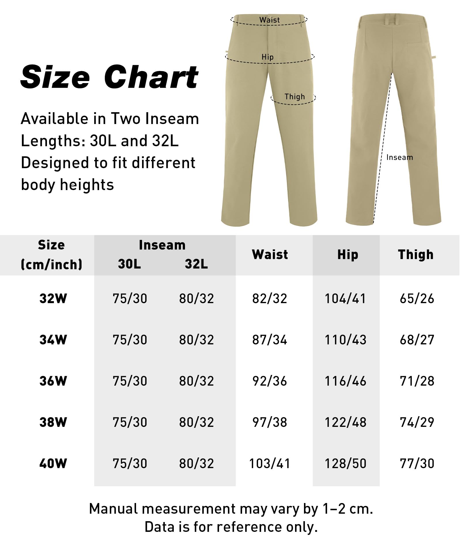 ZITY Pantalones Golf Hombre Casual Pantalón de Vestir