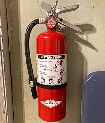 Amerex 5 Lb ABC Fire Extinguisher - Multi-Purpose Dry Chemical For Home & Office