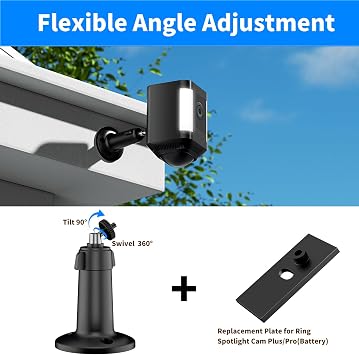 Adjustable Wall Mount Bracket for Spotlight Cam Plus/Pro Battery (2 Pack)