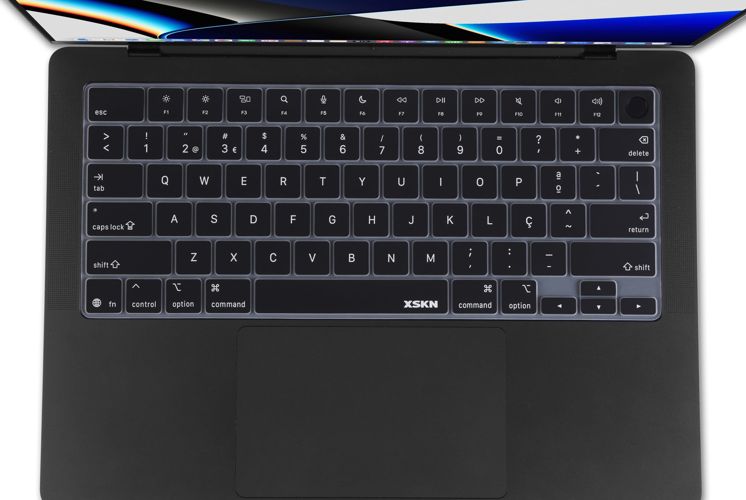 XSKN Capa de teclado de silicone para Apple MacBook Air 13/15