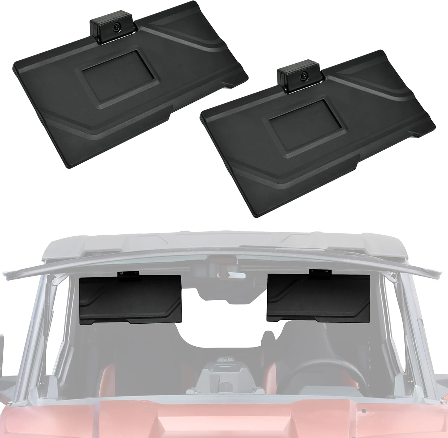 Sun Protection Visor for Polaris Xpedition XP/ADV 2024-2025 Accessories, Sun Shade UV & Sunlight Blocker Sun Shield(2PCS, Replace OEM #2891239)