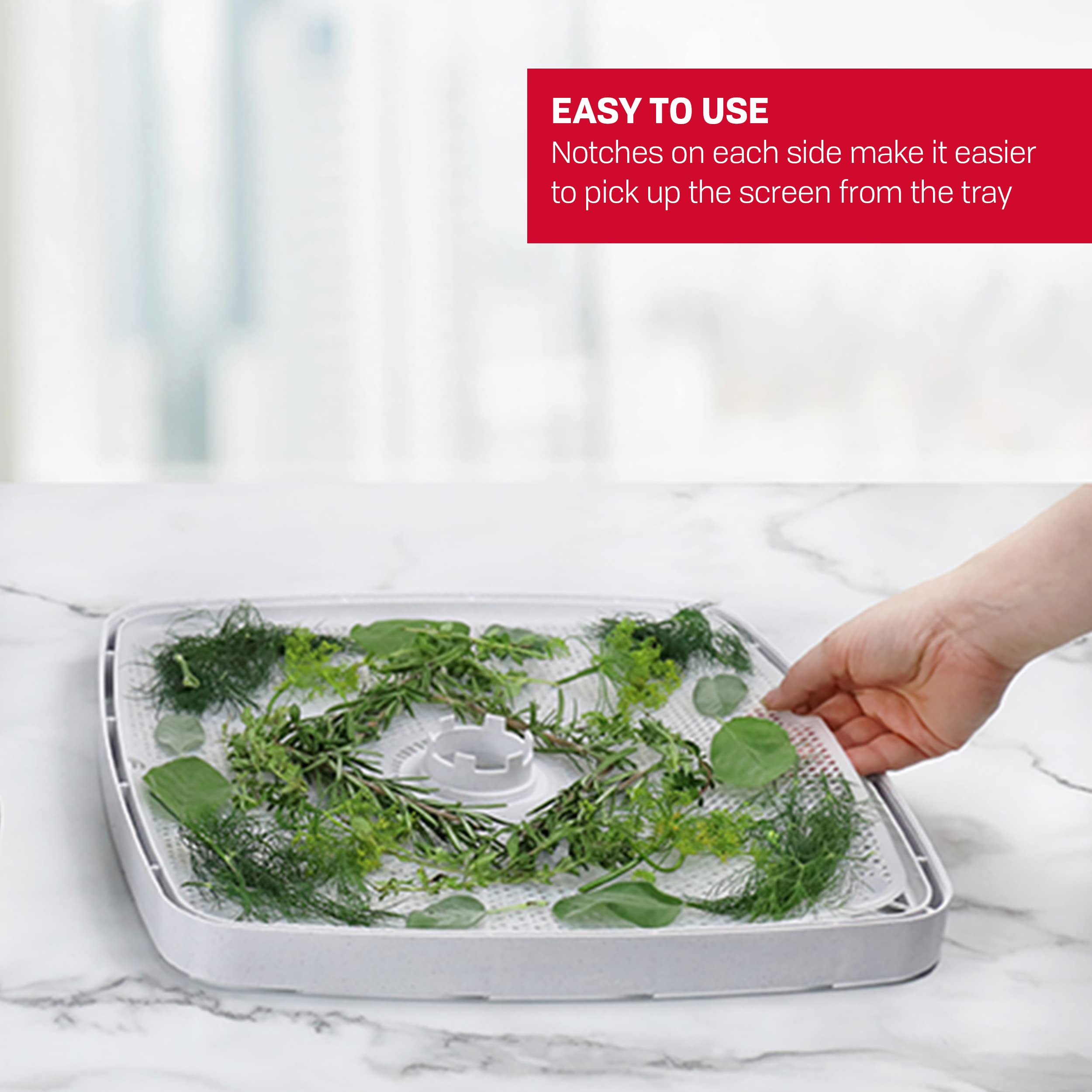 NESCO SQM26 Square Mesh Plastic 13 1/2 CleanAScreens