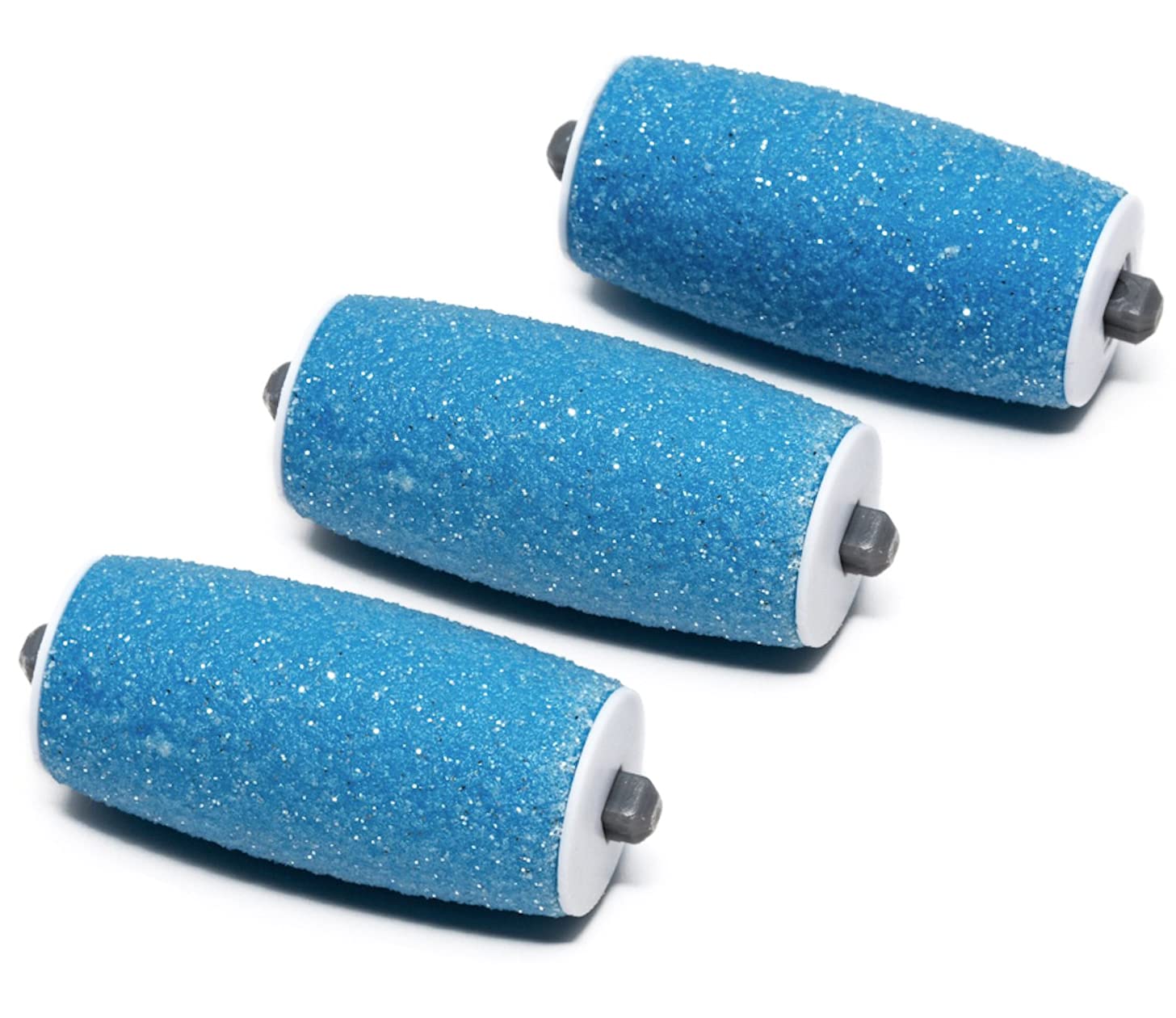Own Harmony Extra Coarse 3 Refill Rollers Best Fit for Electric Callus Remover CR900 - Foot Care for Healthy Feet - Pedicure File Tools - Replacement 3 Pack Extra Coarse (Blue)