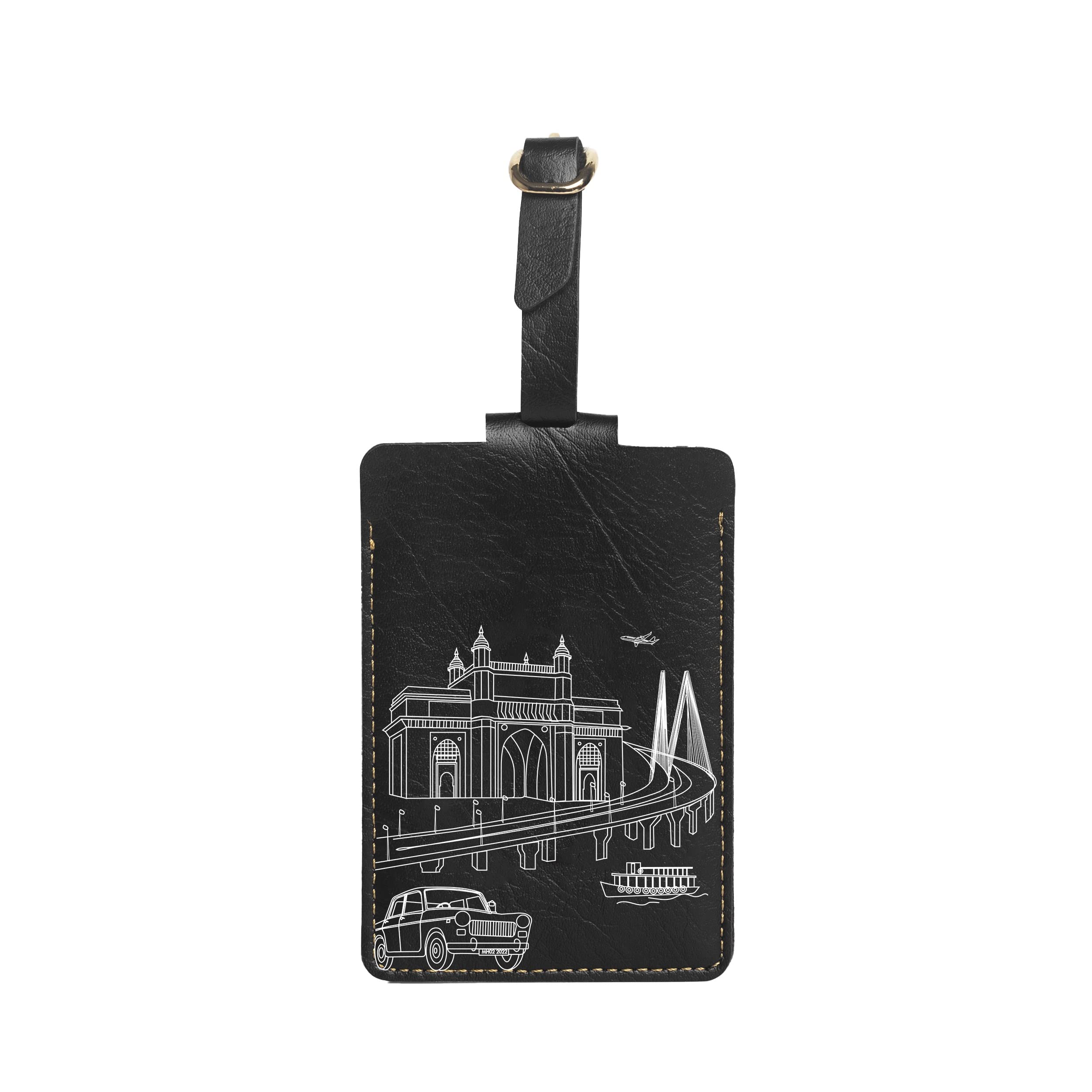 Luggage tag by The Messy Corner | Unique Adorable and Attractive Ultra Violet Print Luggage tag is Compatible with Travel Bags Luggage Bags suitcases (Post Card)-image-12