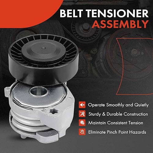 Miniatura 2 de A-Premium Conjunto tensor de correa con polea compatible con Volvo V60 XC60 Cross Country 2015-2016, S60 2012-2016, XC70, S60 Cross Country 2016,