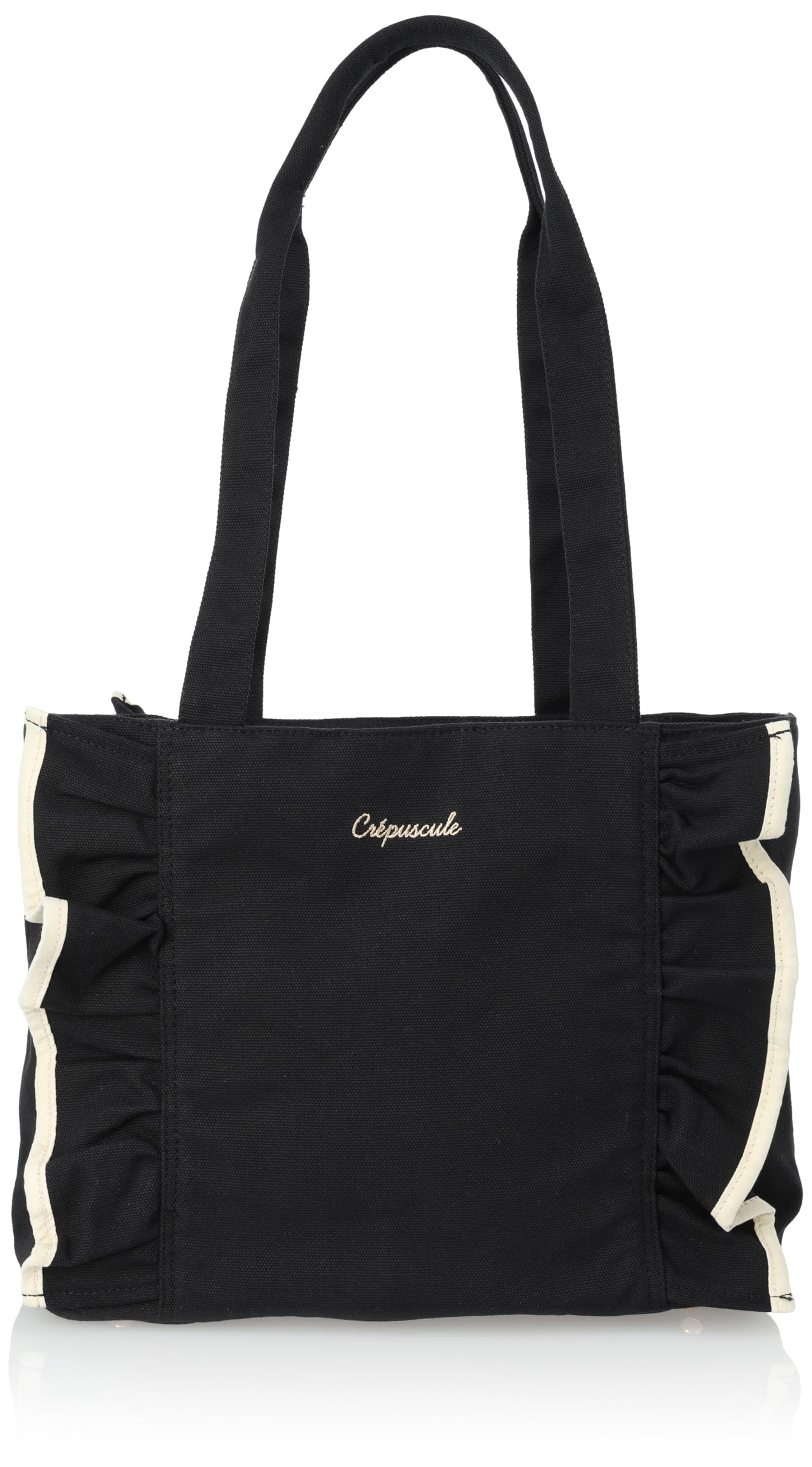 Amazon | [フラッテフラッテ] crepuscule フリル付き トートバッグ