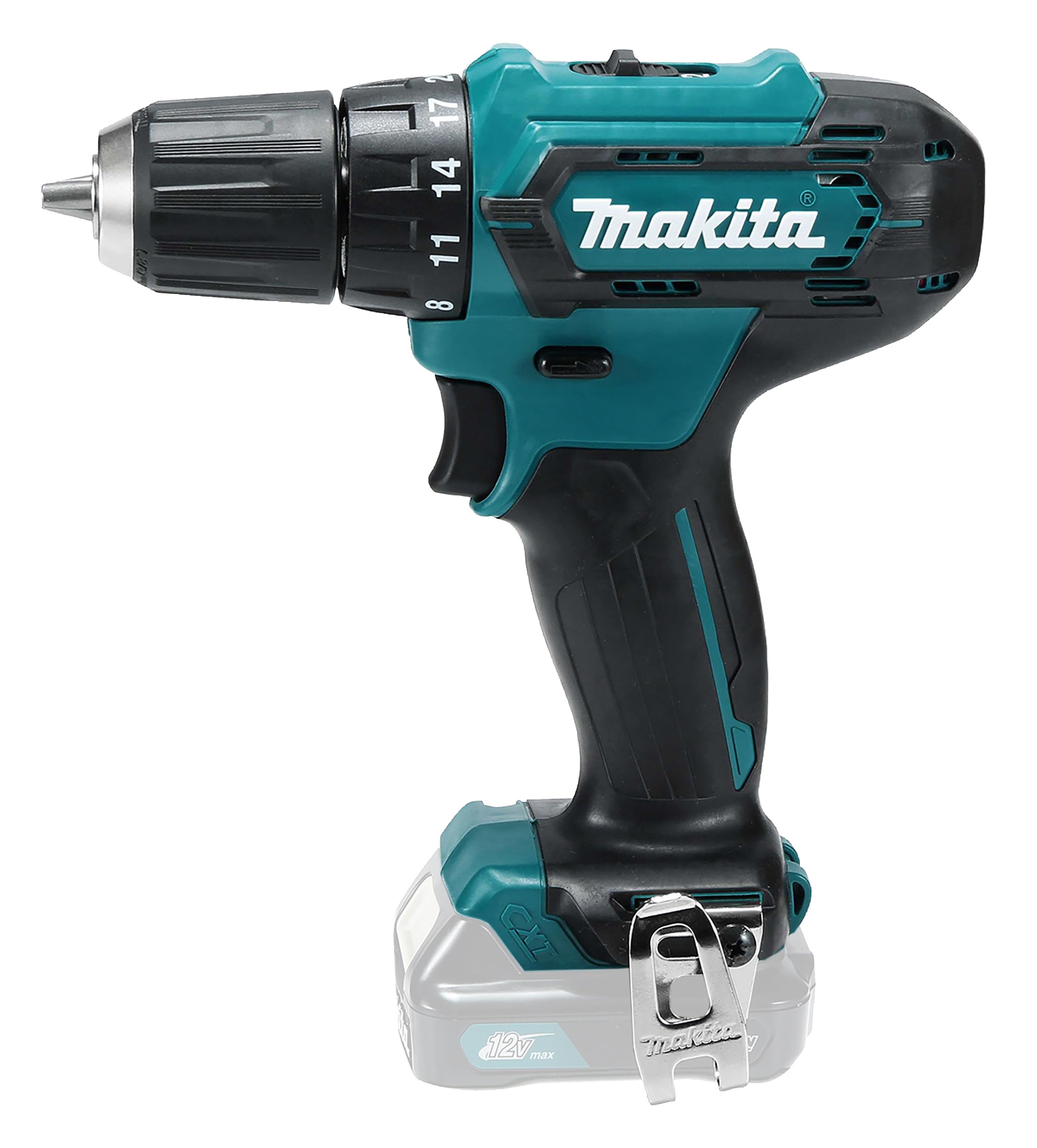 Makita DF333DZ DF333DZ-Taladro atornillador 12v CXT, 1 V, Nero, 3/8_pollice
