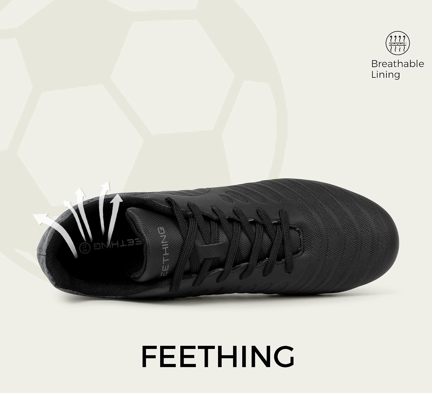 Mens Low Top Soccer Cleats FG Flag Football Shoes