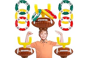 Inflatable Football Helmet Ring Toss Game