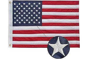 12 x 18 inch Made in USA Patriotic American Boat Flag