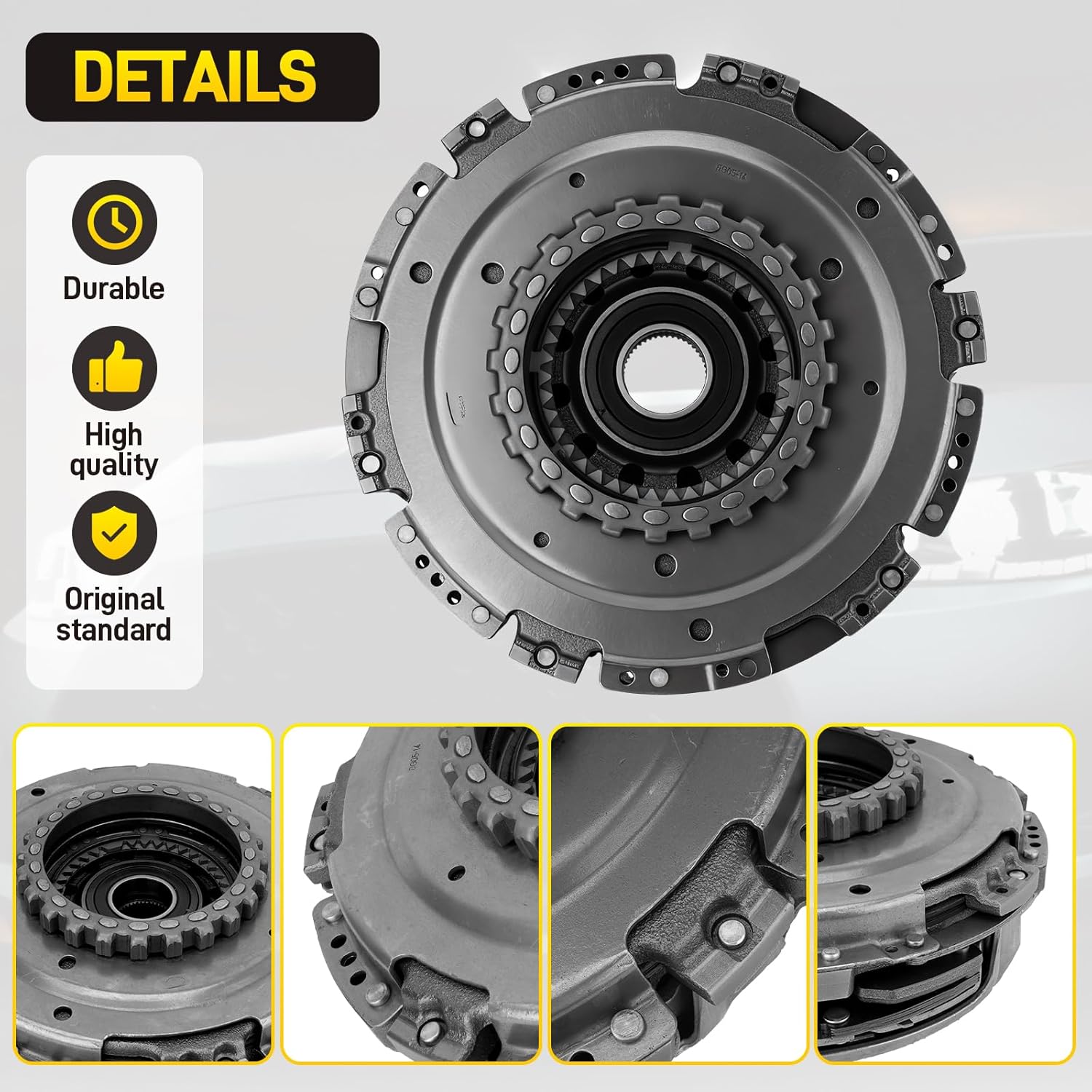 Automatic Dual Clutch Transmission Kit with Dual Clutch Transmission Fork Compatible with Hyundai Veloster 2012-2017 L4 1.6L Replace # 41200-2A001, 412002A000, 412002A001, 41470-2A000