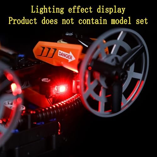 Miniatura 7 de Kit de luz LED compatible con Lego Rescue Hovercraft - Juego de iluminación para modelo de construcción Technic 42120 (juego de modelos no incluidos)