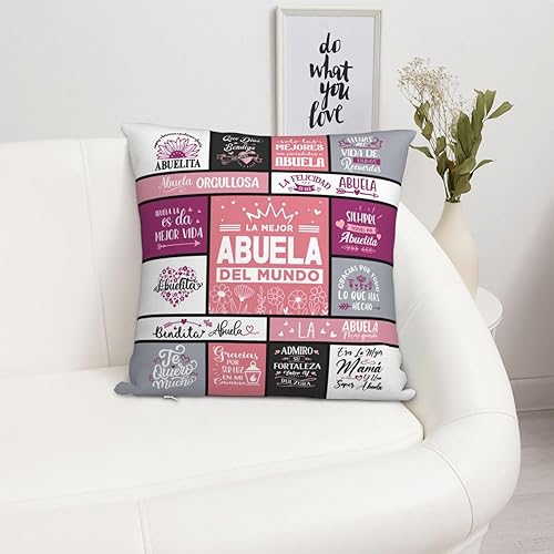 Miniatura 7 de Regalos de Navidad de Abuela, regalos para Abuela, regalos de Navidad de Abuelita, regalo para Abuelita de nietos, funda de almohada de 18 x 18
