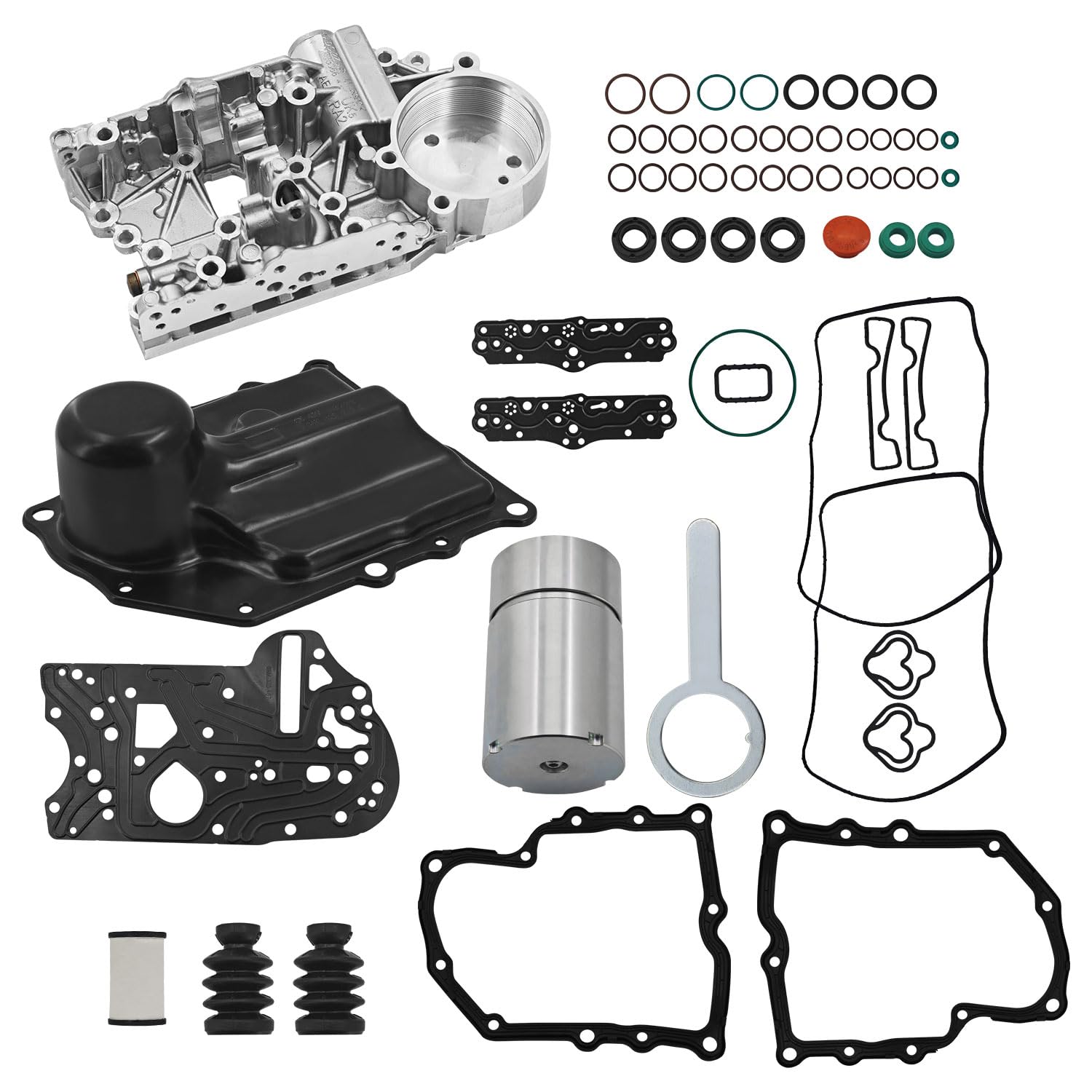 Reparatursatz DSG Mechatronik 7Gang 0AM DQ200 kompatibel mit VW Audi Seat Skoda P17BF P189C | Mit Trockenkupplung und Dichtung