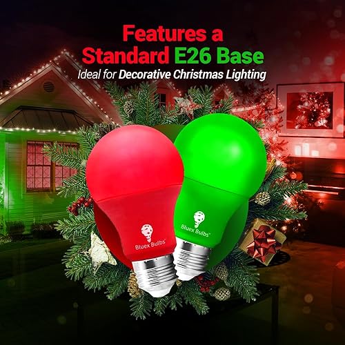 Miniatura 5 de BlueX - Paquete de 2 bombillas LED A19 (9 W, equivalente a 60 W), base E26, luz azul, decoración de fiestas, porche, iluminación del hogar,