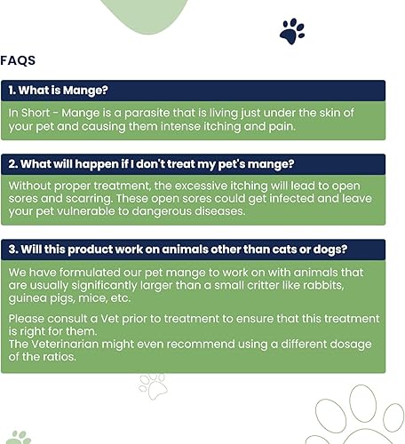 Miniatura 8 de Naturasil - Tratamiento de alivio de la sanga sarcóptica y demodéctica  Dip concentrado de azufre de lima para picazón, erupción, puntos calientes,