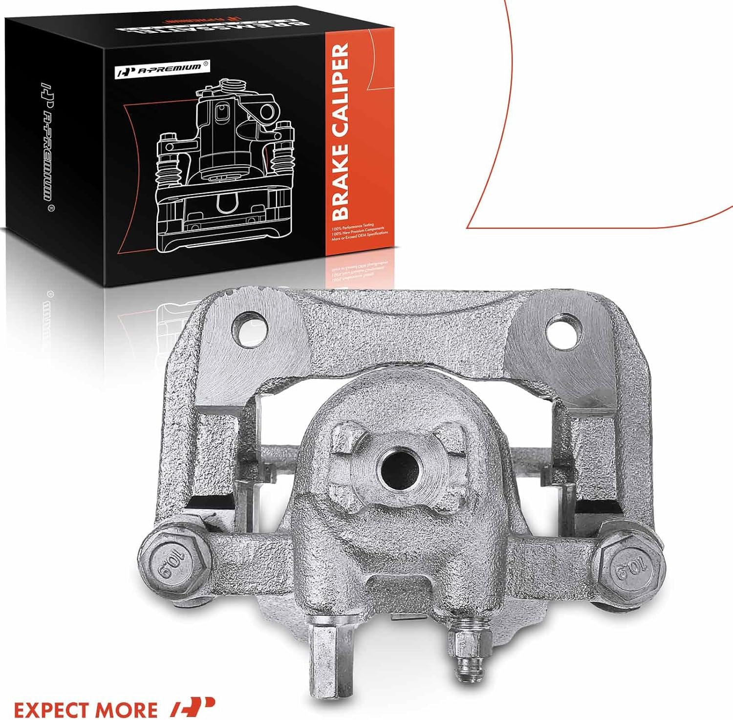 A-Premium Disc Brake Caliper Assembly with Bracket Compatible with Select Honda Models - CR-V 2005-2006, L4 2.4L - Rear Right Passenger Side