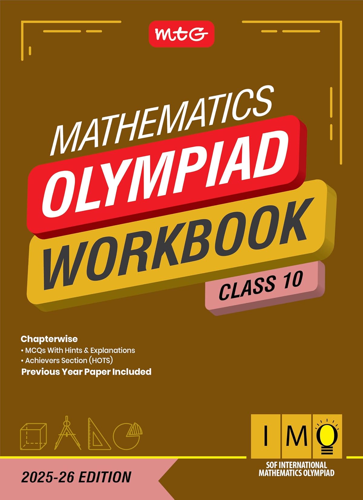 MTG International Mathematics Olympiad (IMO) Workbook Class 10 - Chapterwise