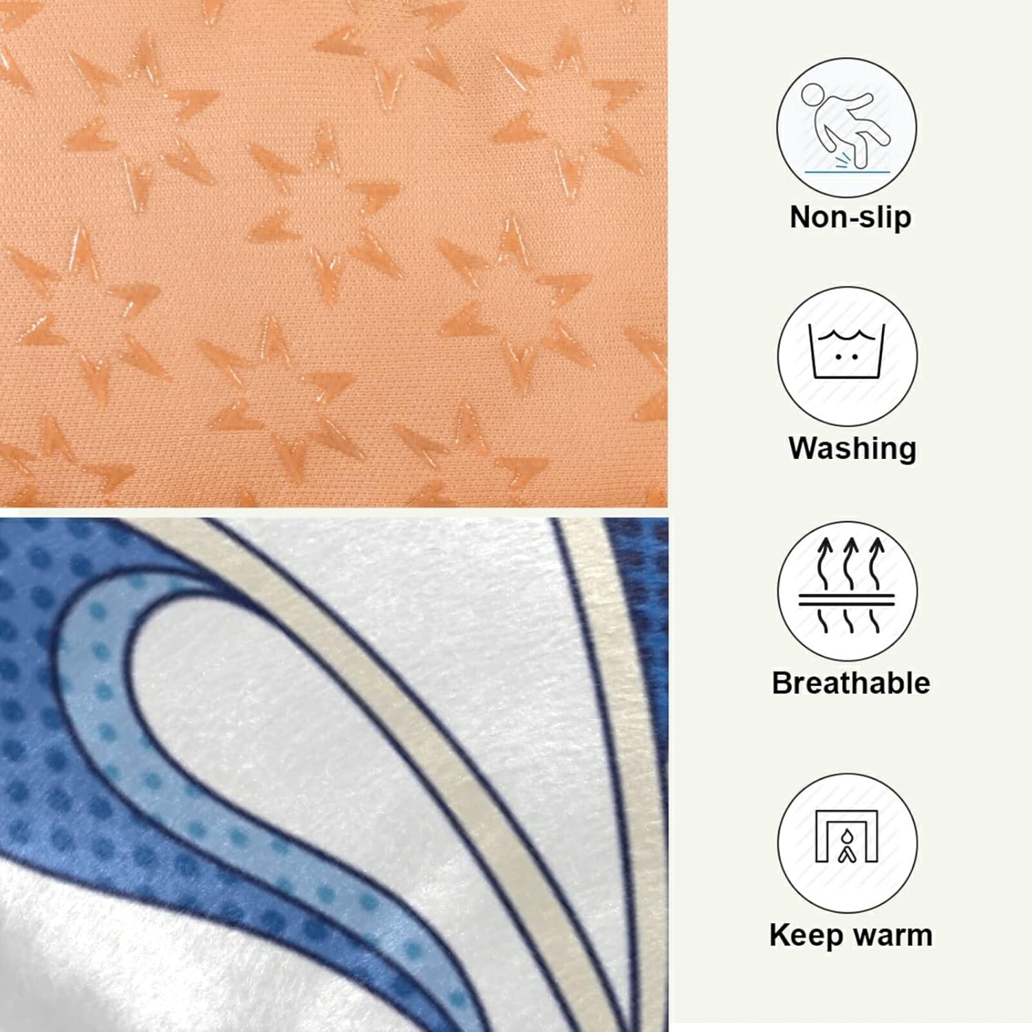 review Seamless Traditional Indian Blue Grey Paisley Flowers on White Dog Pet Soft Bed Mat Comfortable Mattress, Non-Slip Washable for Puppy Cat Kennel Rectangle Blanket Sleeping Pad 24x18 inch